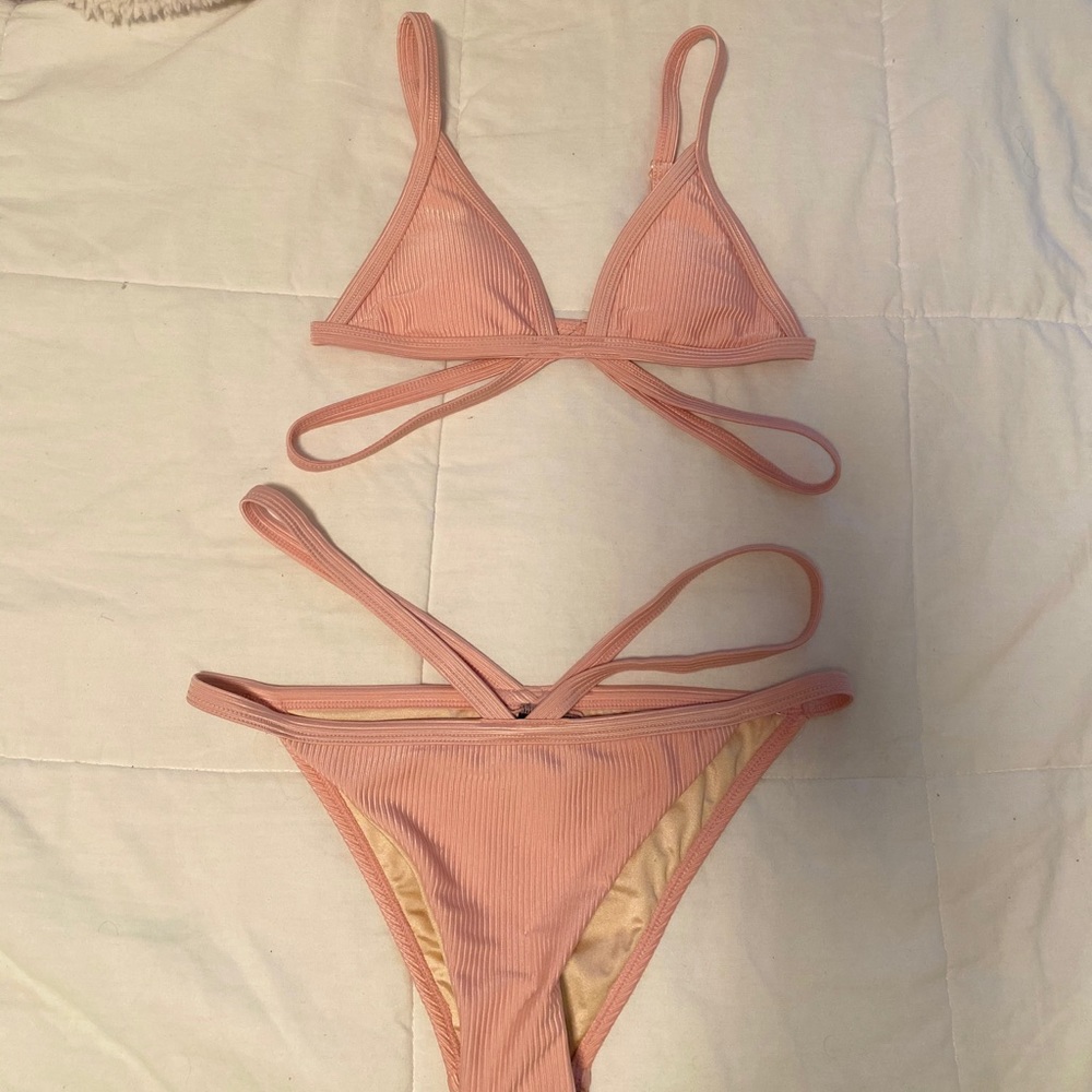 PacSun L.A HEARTS pink bikini 💕